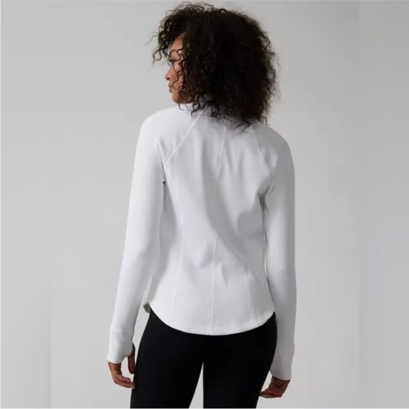 Athleta White Salutation Ribbed Jacket - Picture 4 of 4